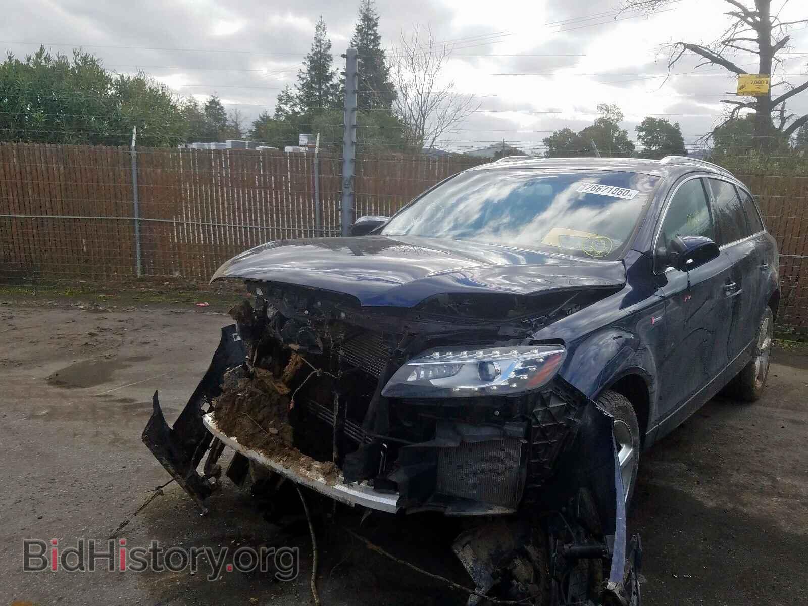 2014 AUDI Q7 - VIN: WA1DGAFE4ED017190 - Фото 2