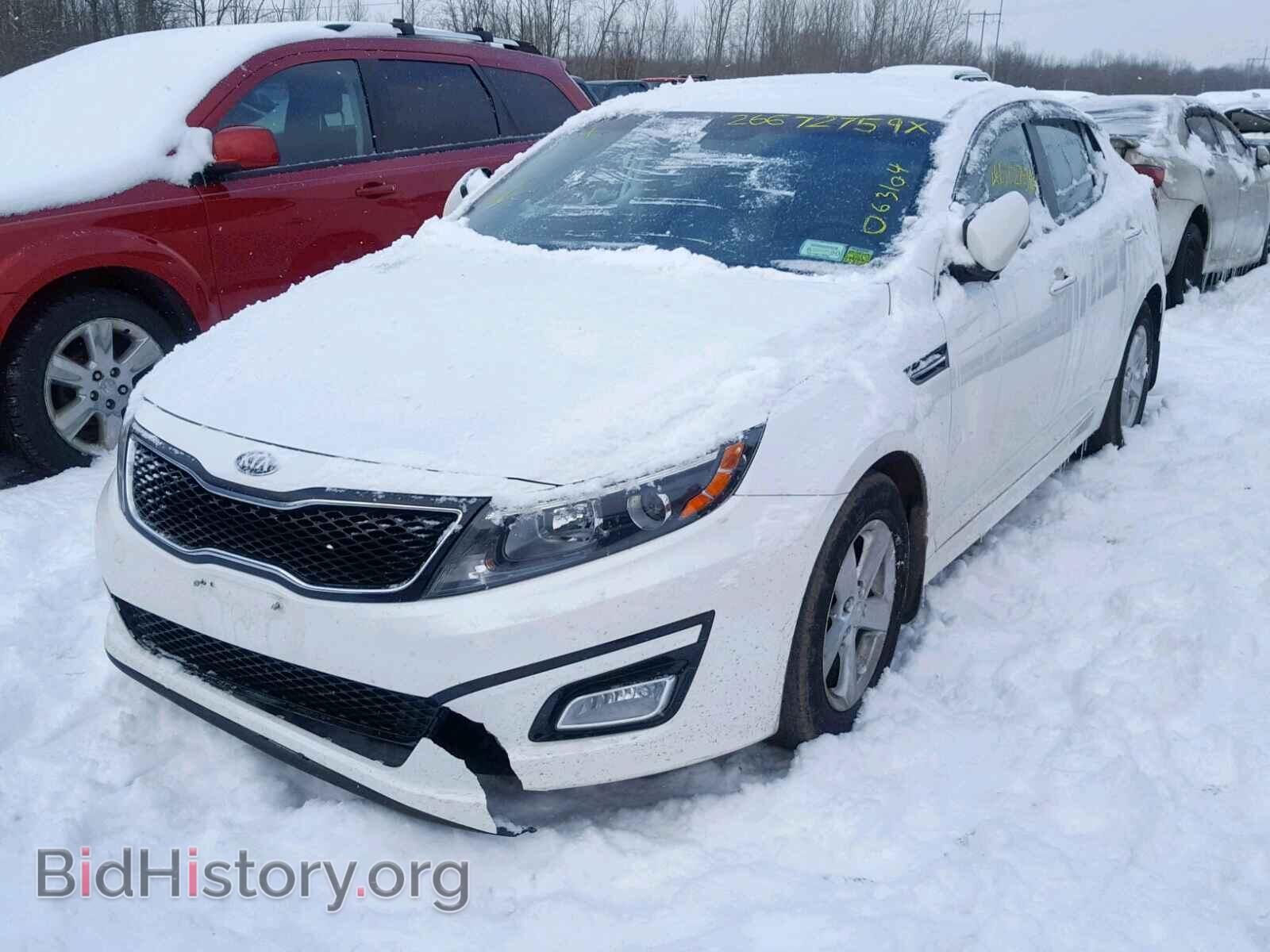 2014 KIA OPTIMA - VIN: KNAGM4A73E5498482 - Фото 2