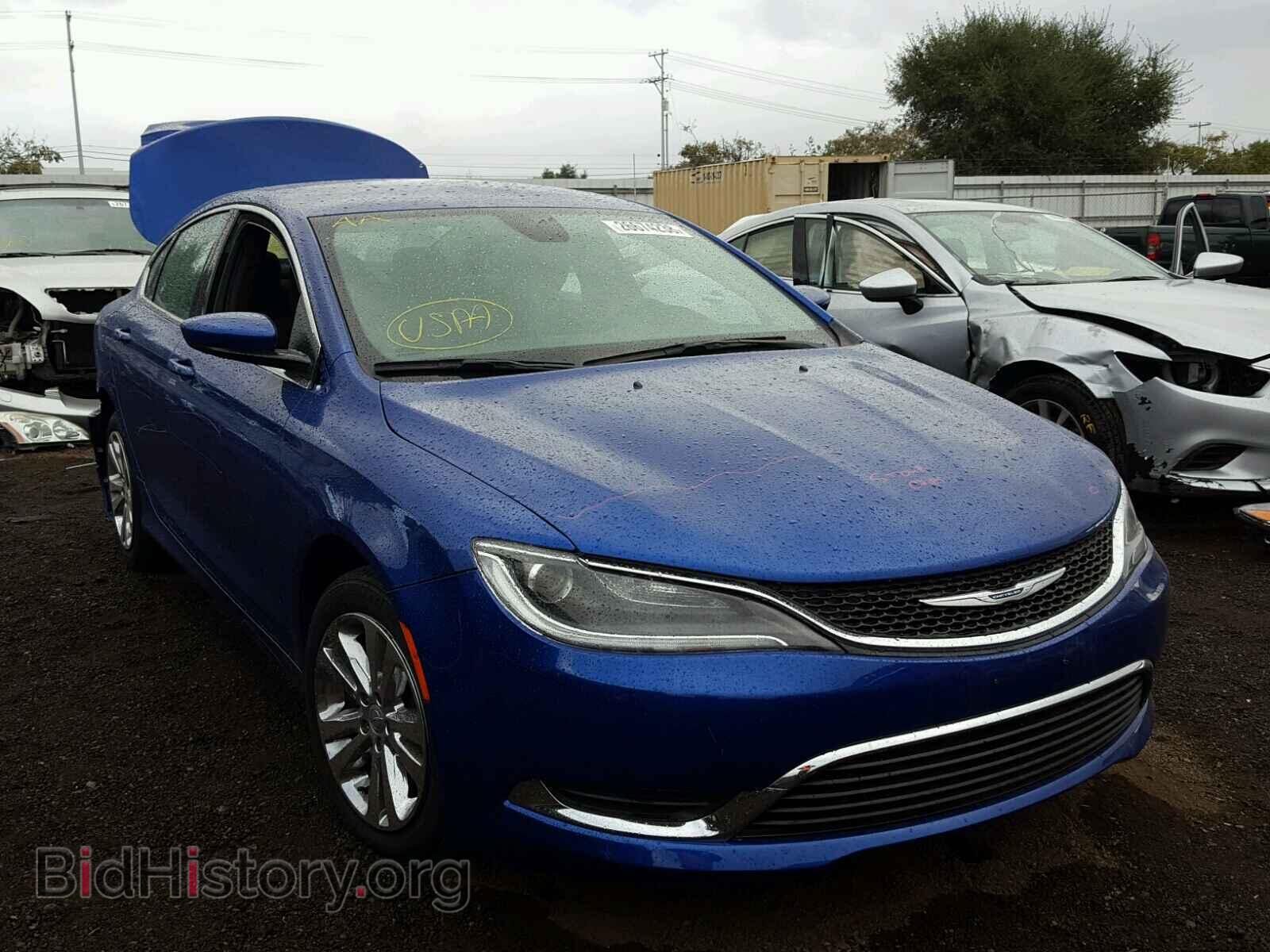 Фотография 1C3CCCAB3GN107986 - CHRYSLER 200 2016