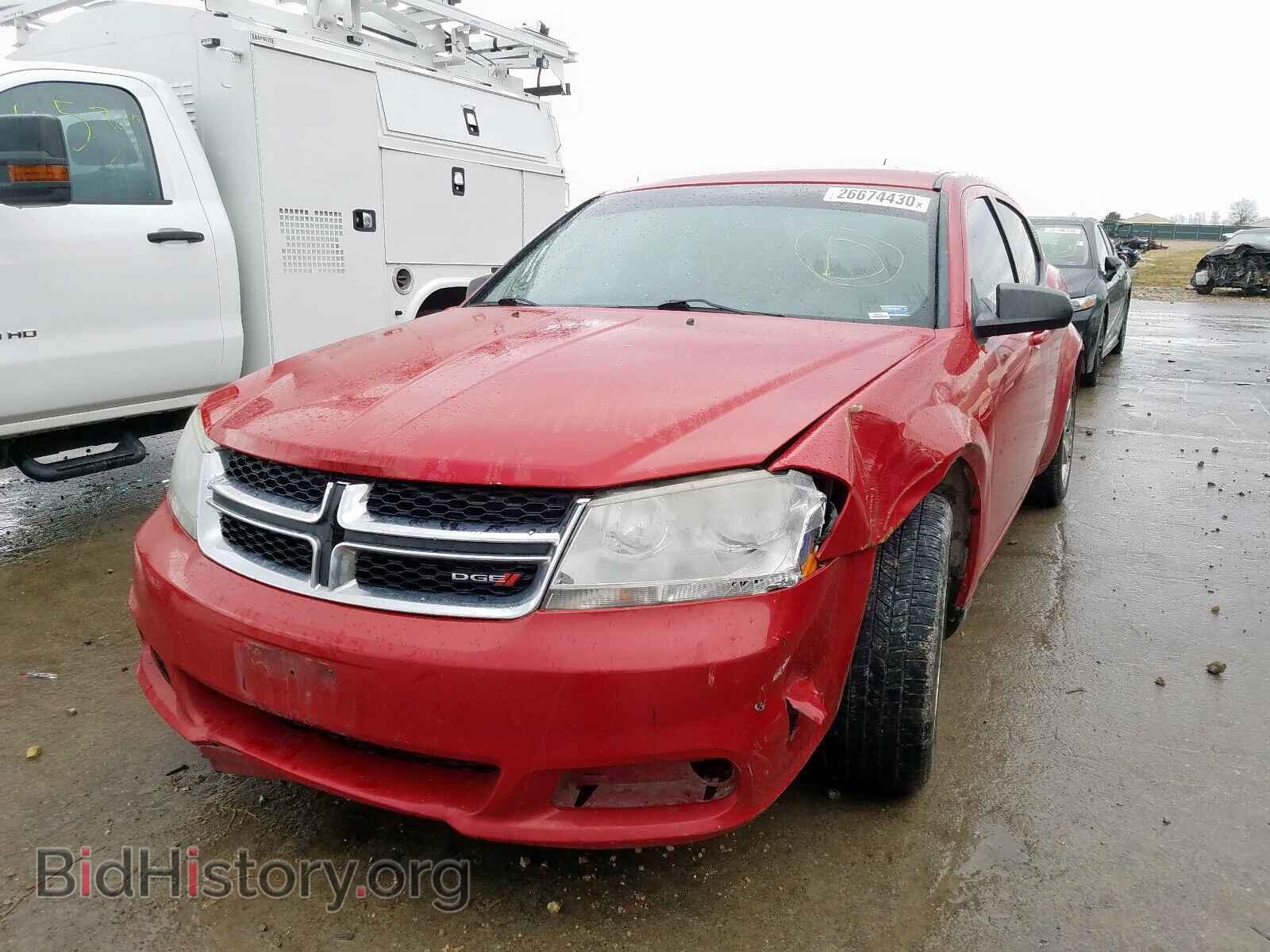 2013 DODGE AVENGER - VIN: 1C3CDZAB0DN576710 - Фото 2