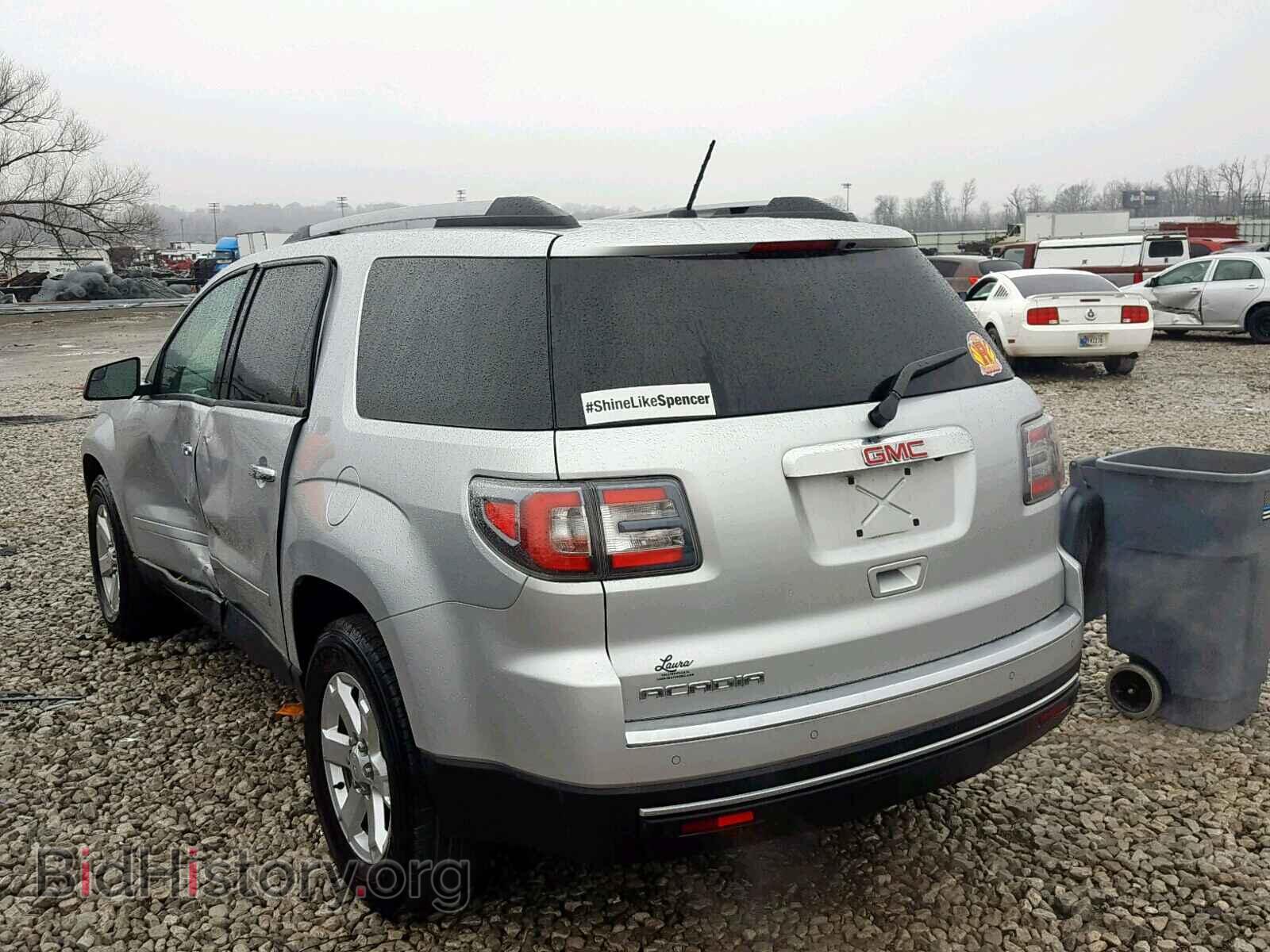 2014 GMC ACADIA SLE - VIN: 1GKKRNED4EJ193668 - Фото 3