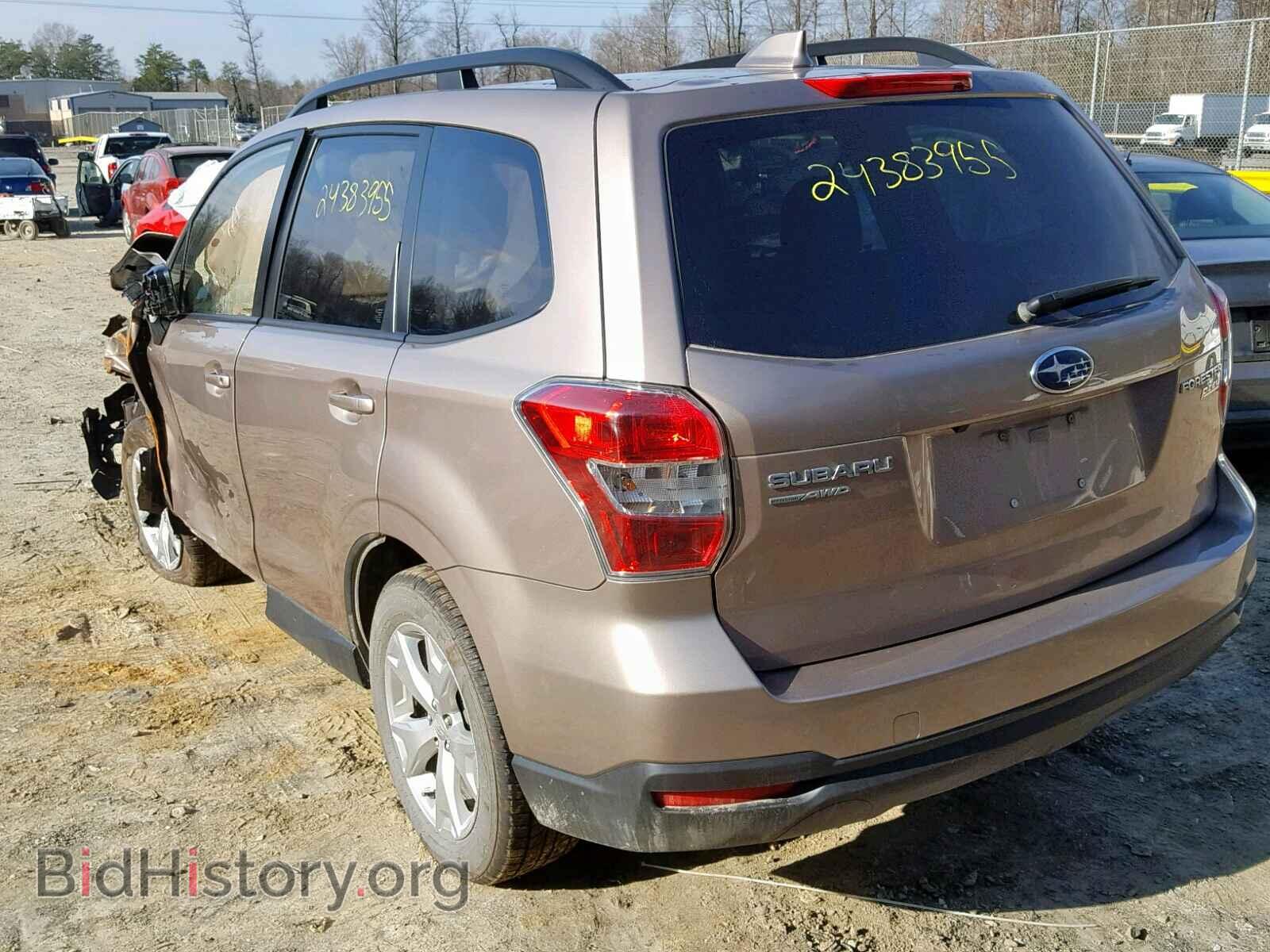 2016 SUBARU FORESTER - VIN: JF2SJADC9GG491865 - Фото 3