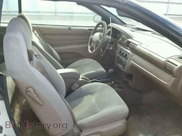 2003 CHRYSLER SEBRING - VIN: 1C3EL45T23N606404 - Фото 5