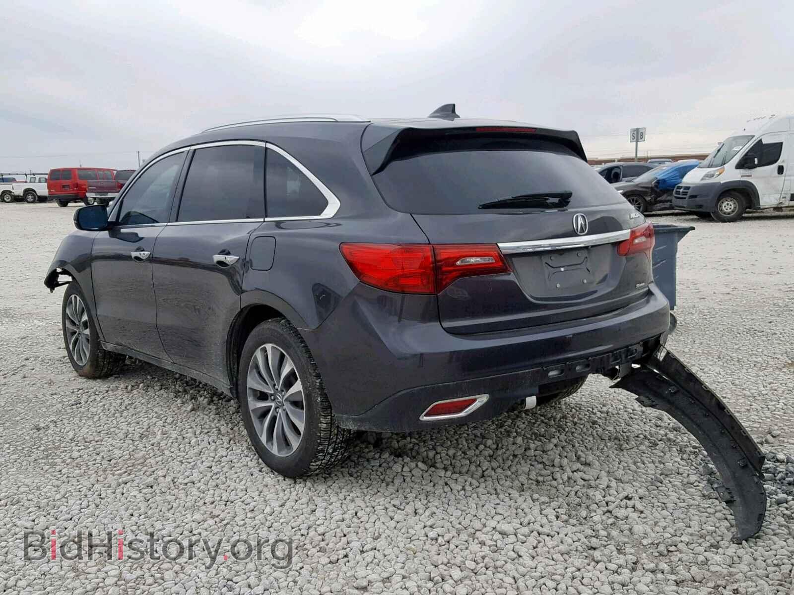 2016 ACURA MDX - VIN: 5FRYD4H42GB008634 - Фото 3