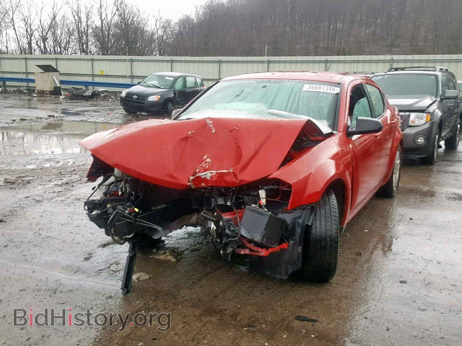 2013 DODGE AVENGER - VIN: 1C3CDZAB8DN626950 - Фото 2