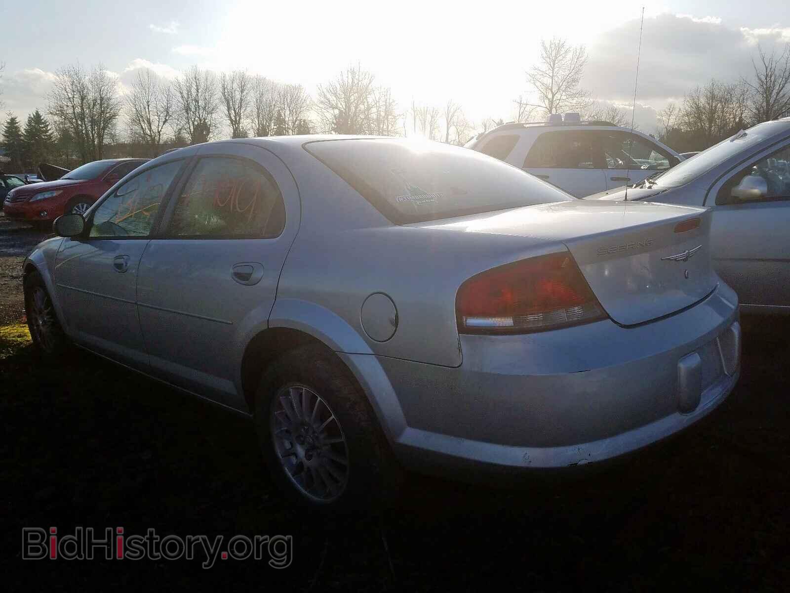 2004 CHRYSLER SEBRING - VIN: 1C3EL46J94N365357 - Фото 3