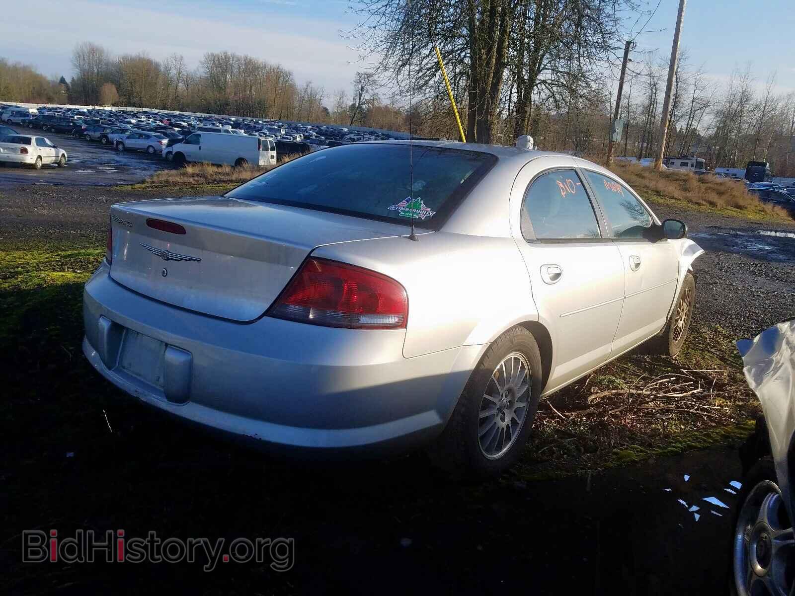 2004 CHRYSLER SEBRING - VIN: 1C3EL46J94N365357 - Фото 4