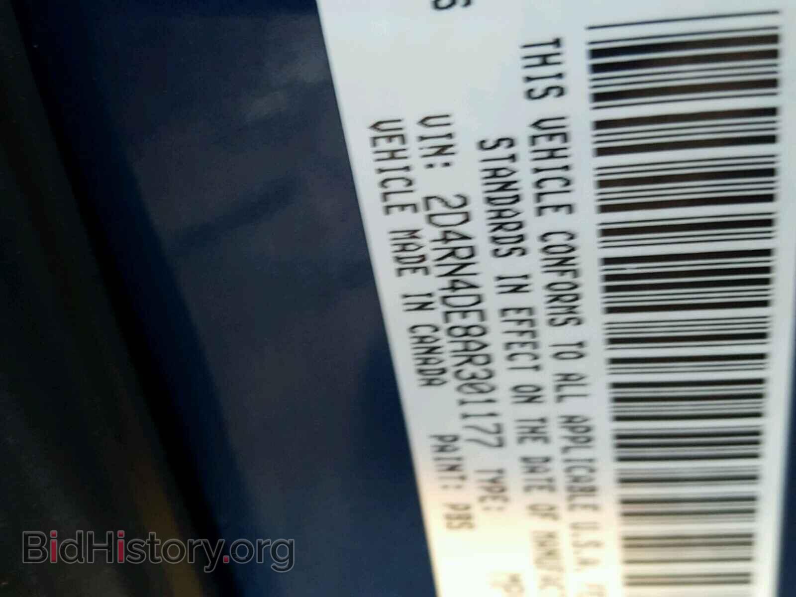 2010 DODGE CARAVAN - VIN: 2D4RN4DE8AR301177 - Фото 10