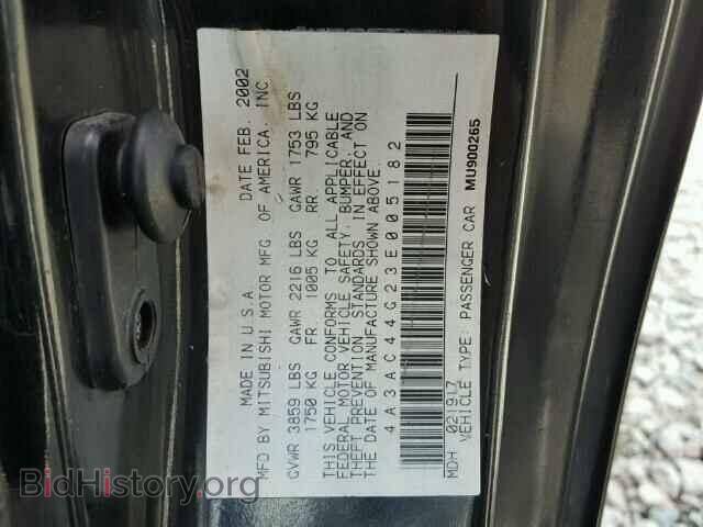 2003 MITSUBISHI ECLIPSE - VIN: 4A3AC44G23E005182 - Photo 10