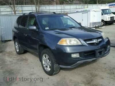 2006 Acura MDX MDX Tourin, темно-серый — VIN 2HNYD18636H532878, Copart