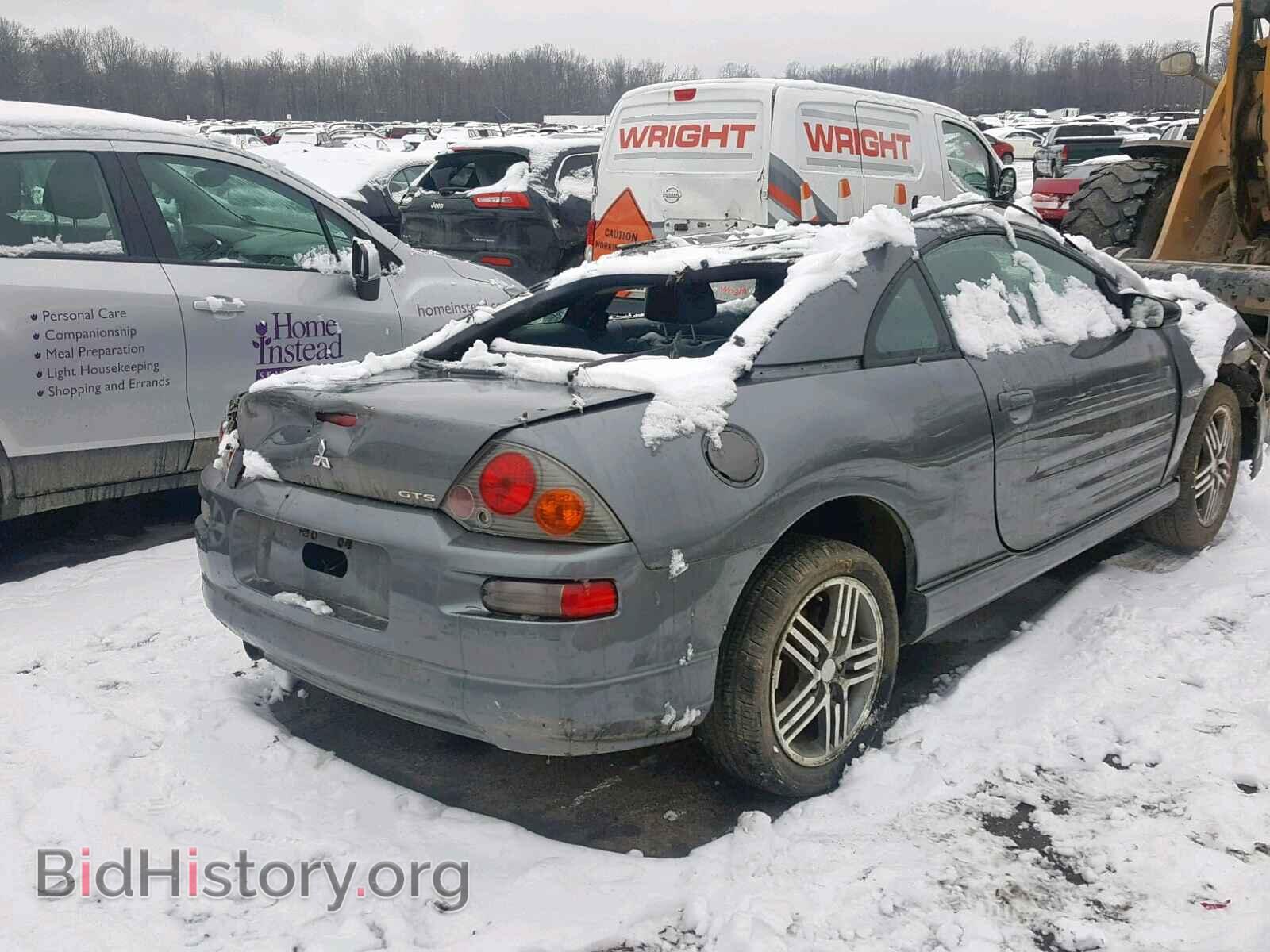 2003 MITSUBISHI ECLIPSE - VIN: 4A3AC74H53E014615 - Фото 4