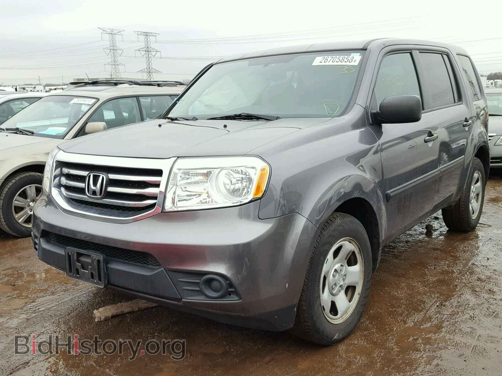 2014 HONDA PILOT - VIN: 5FNYF4H23EB026017 - Фото 2
