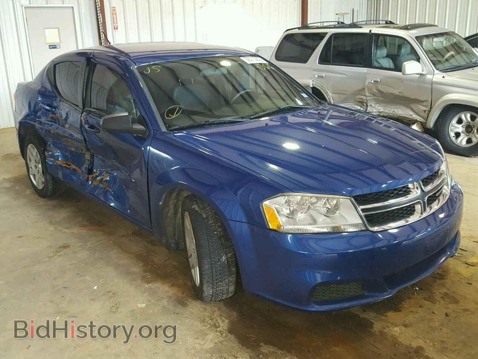 Фотография 1C3CDZAB3DN754366 - DODGE AVENGER 2013