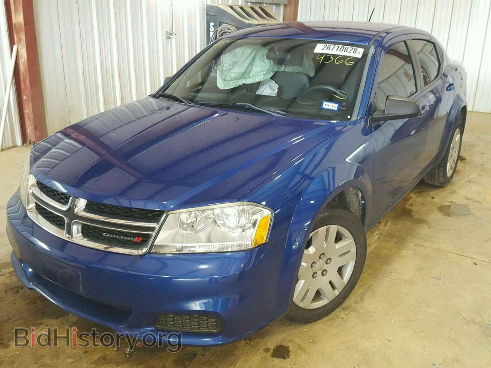 2013 DODGE AVENGER - VIN: 1C3CDZAB3DN754366 - Фото 2