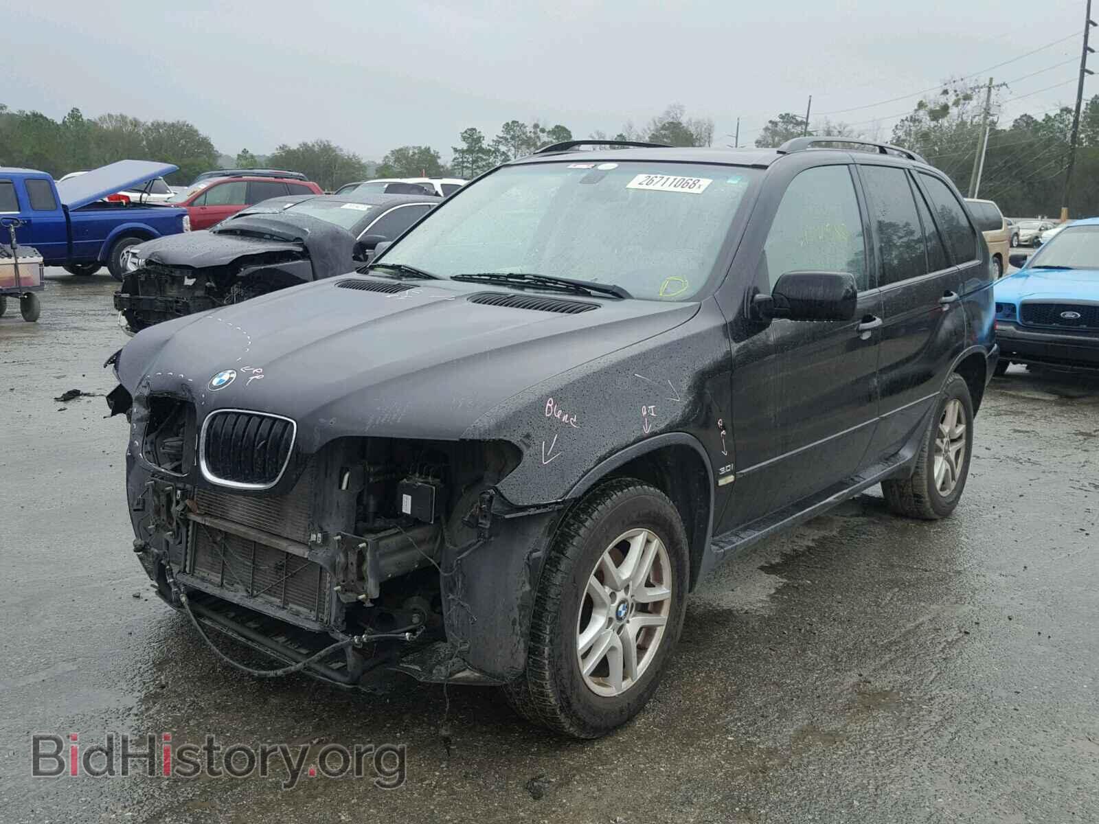 2006 BMW X5 - VIN: 5UXFA13516LY28651 - Фото 2