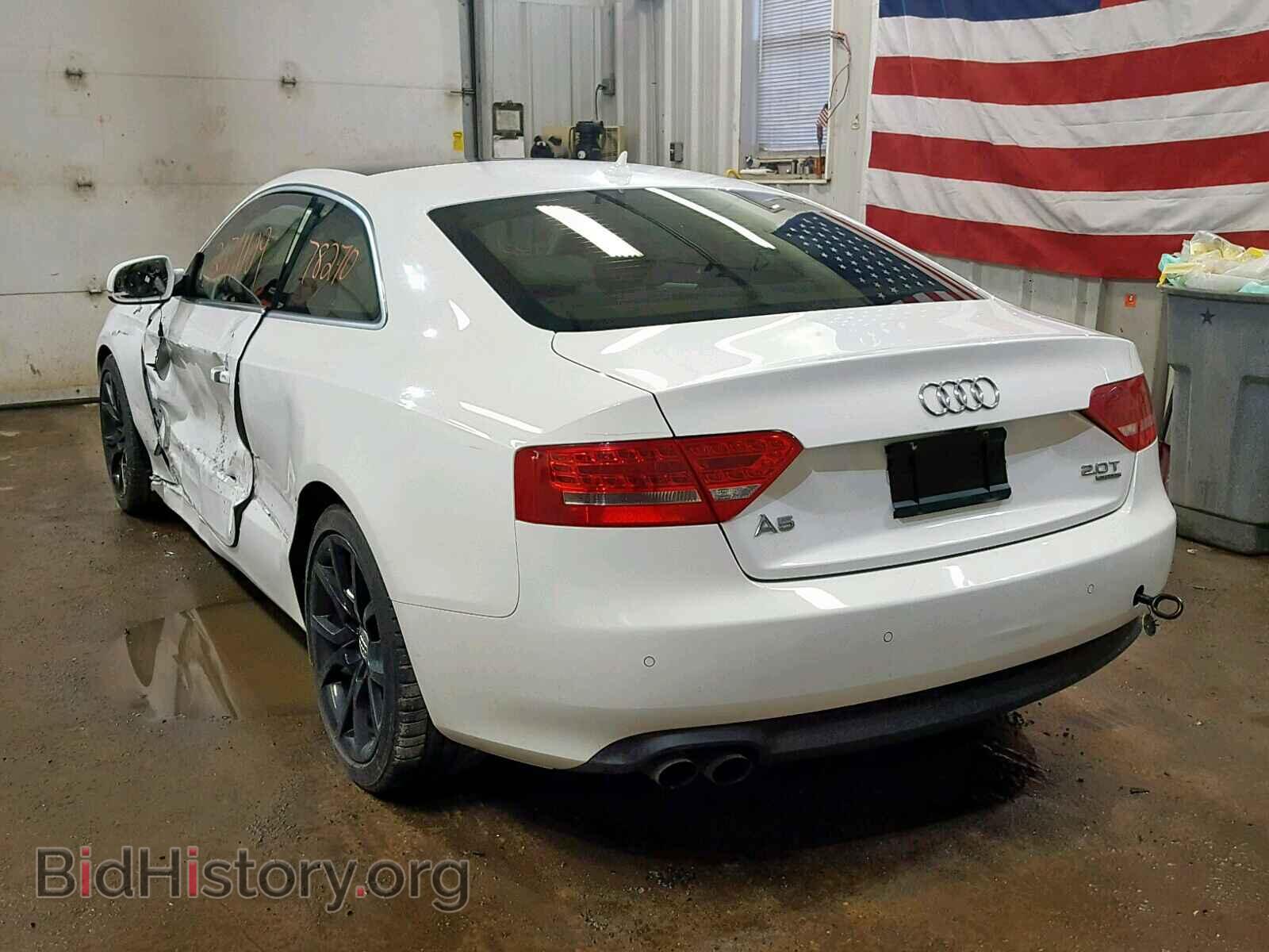 2012 AUDI A5 PREMIUM - VIN: WAULFAFR8CA033945 - Фото 3
