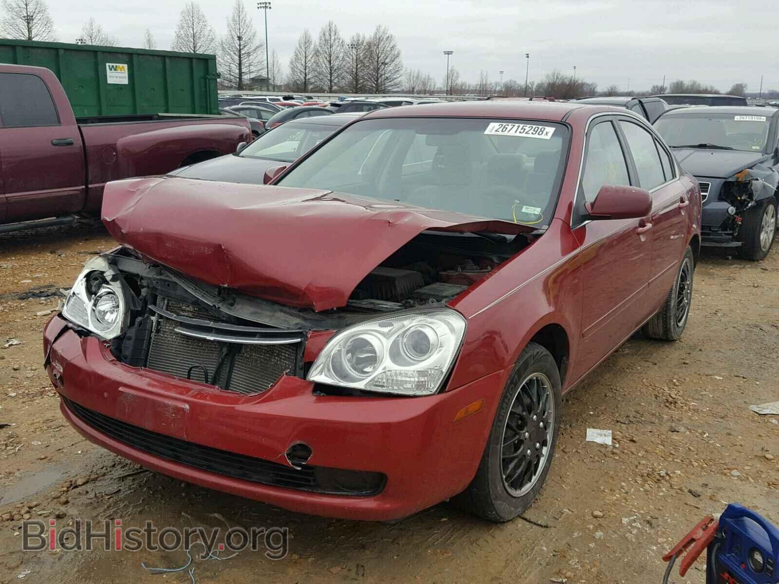 2007 KIA OPTIMA - VIN: KNAGE123775137170 - Фото 2