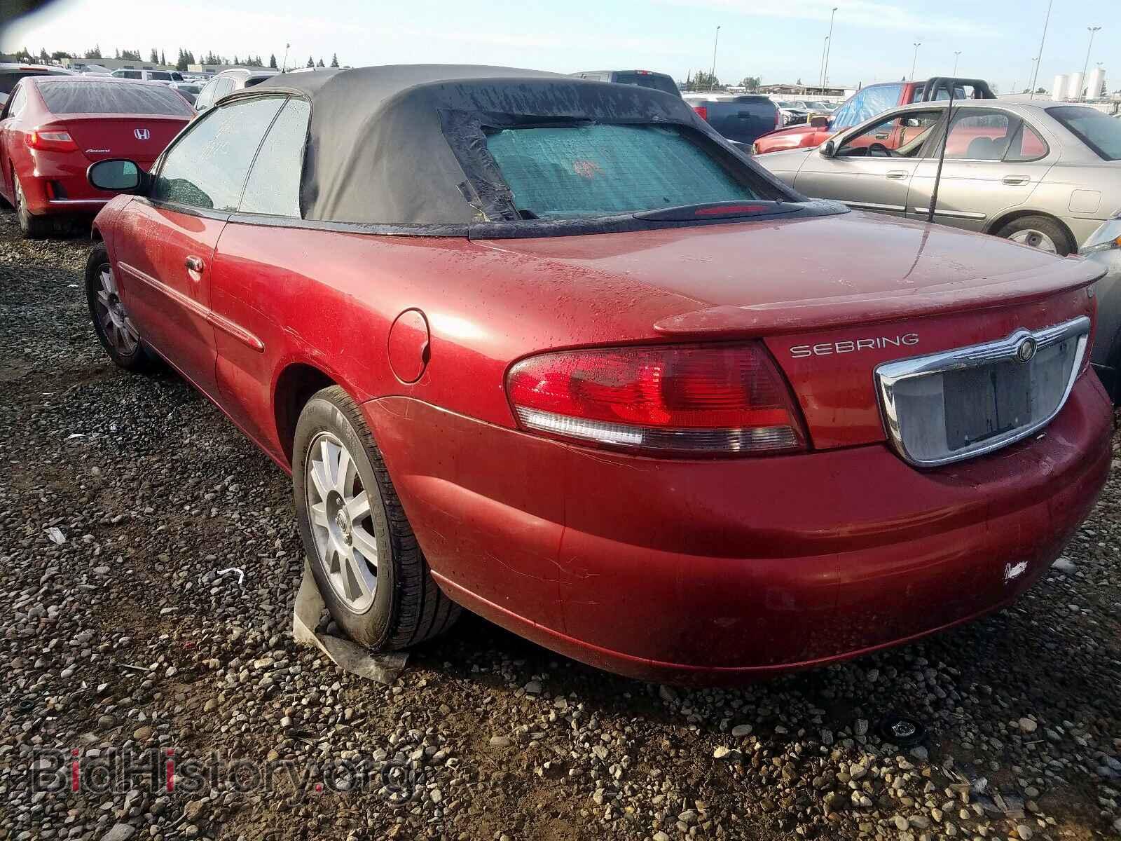 2004 CHRYSLER SEBRING - VIN: 1C3EL75RX4N368678 - Фото 3