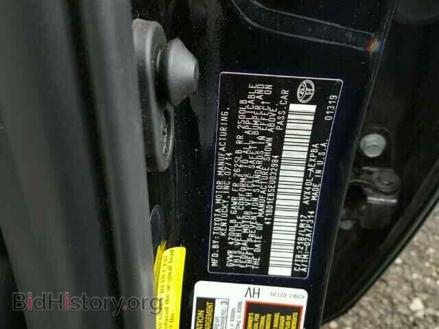 2014 TOYOTA AVALON - VIN: 4T1BD1EB5EU032984 - Фото 10