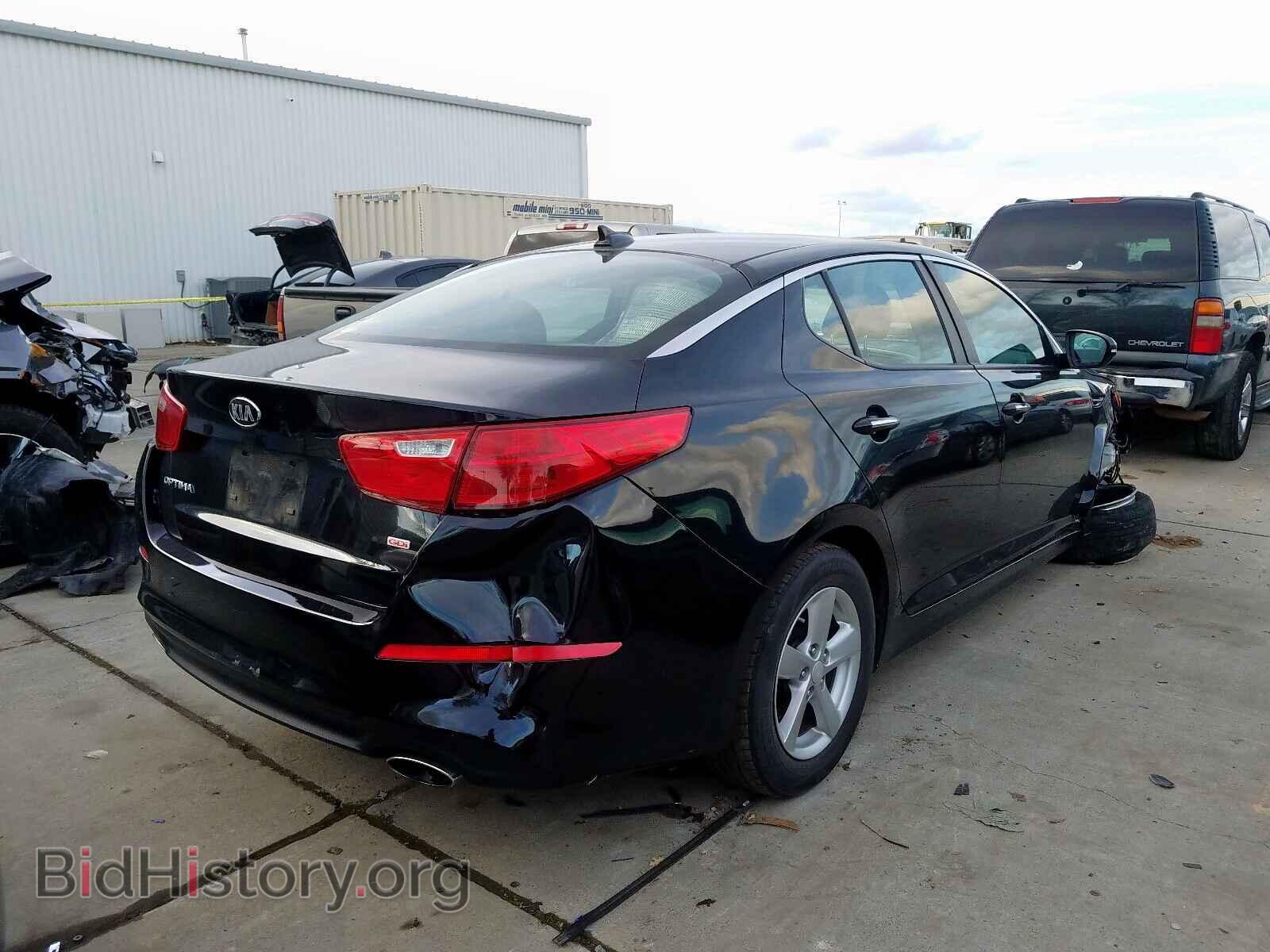 2015 KIA OPTIMA - VIN: KNAGM4A73F5664520 - Photo 4