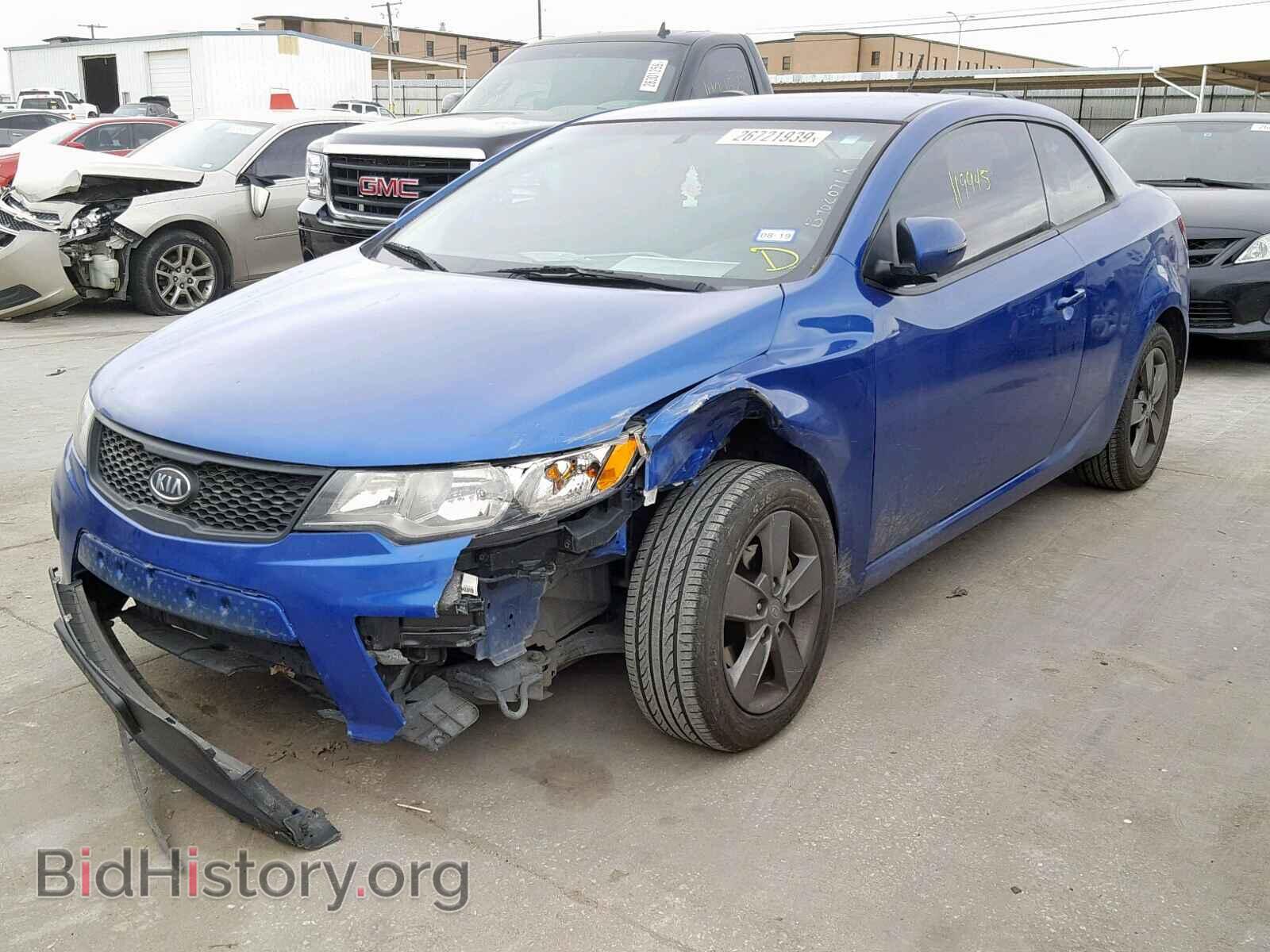 2011 KIA FORTE EX - VIN: KNAFU6A24B5454725 - Фото 2