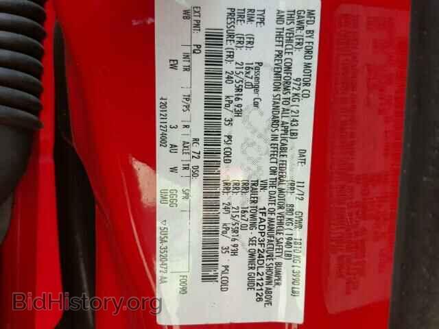 2013 FORD FOCUS - VIN: 1FADP3F24DL212126 - Фото 10