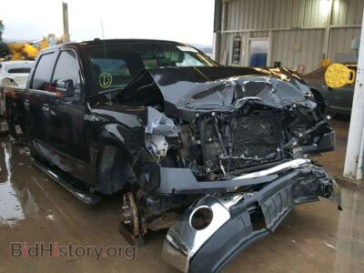 2012 Ford F150 F150 Super, черный — VIN 1FTEW1CM0CFA12711, Copart