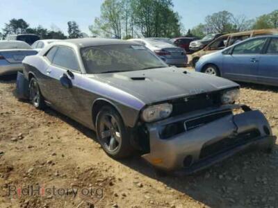 2011 Dodge CHALLENGER, темно-серый — VIN 2B3CJ4DG2BH602701, Copart