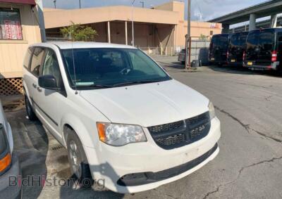 2012 Dodge RAM VAN, white — VIN 2C4RDGAG9CR377985, Copart