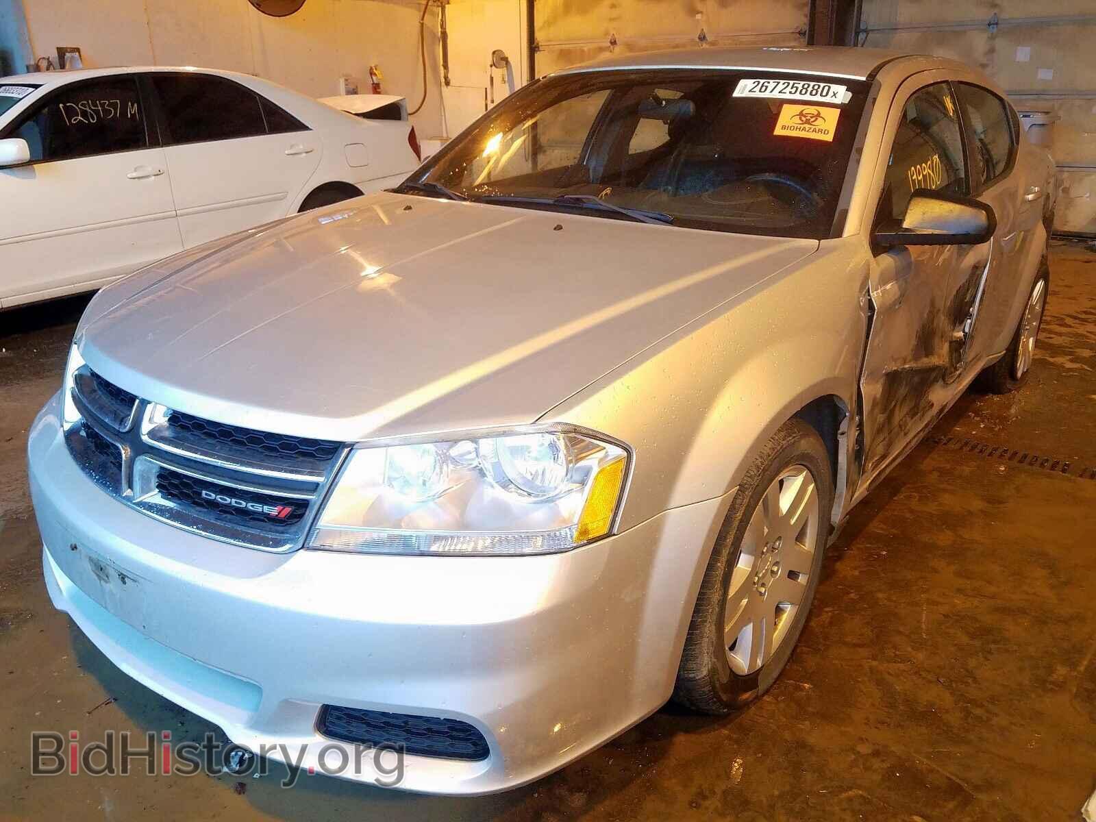 2012 DODGE AVENGER - VIN: 1C3CDZAB7CN265693 - Фото 2