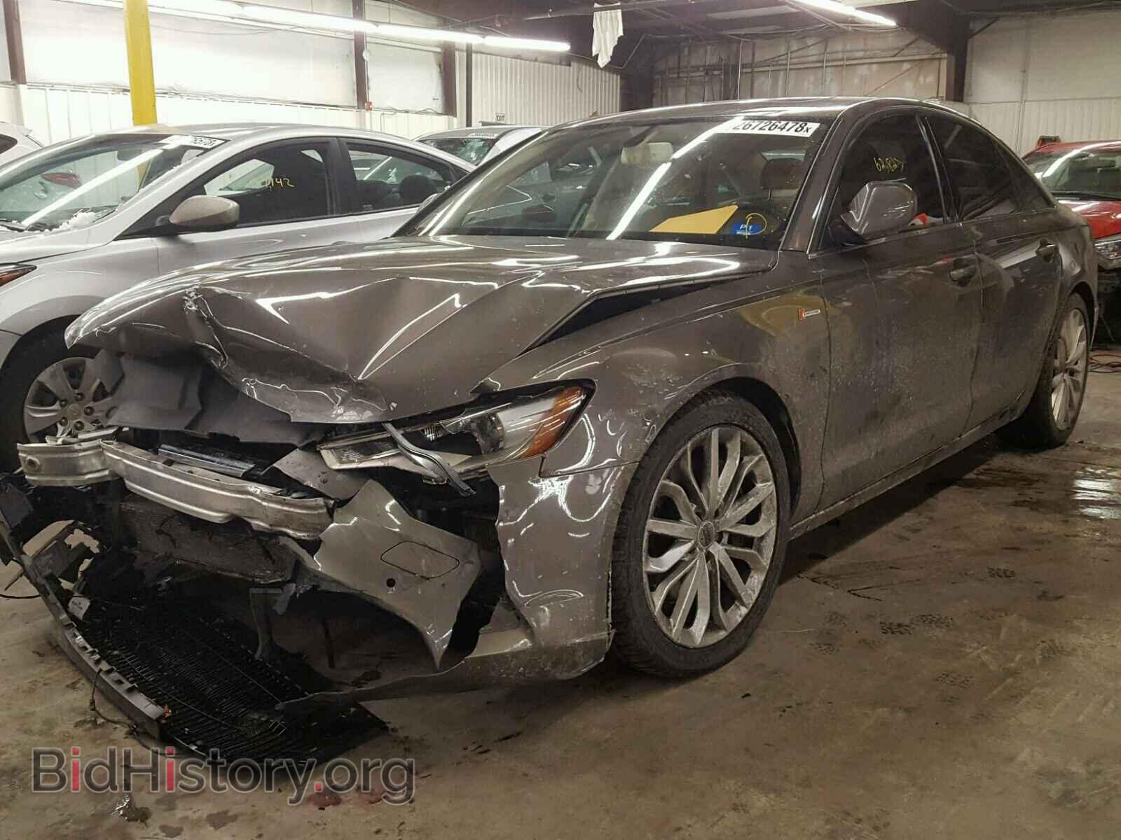2012 AUDI A6 - VIN: WAUGGAFC4CN047019 - Фото 2