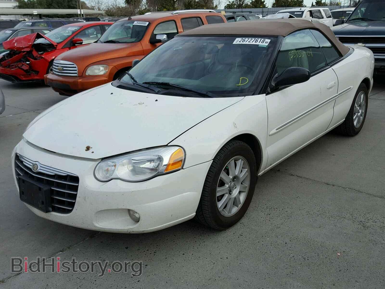 2004 CHRYSLER SEBRING - VIN: 1C3EL65RX4N251788 - Фото 2