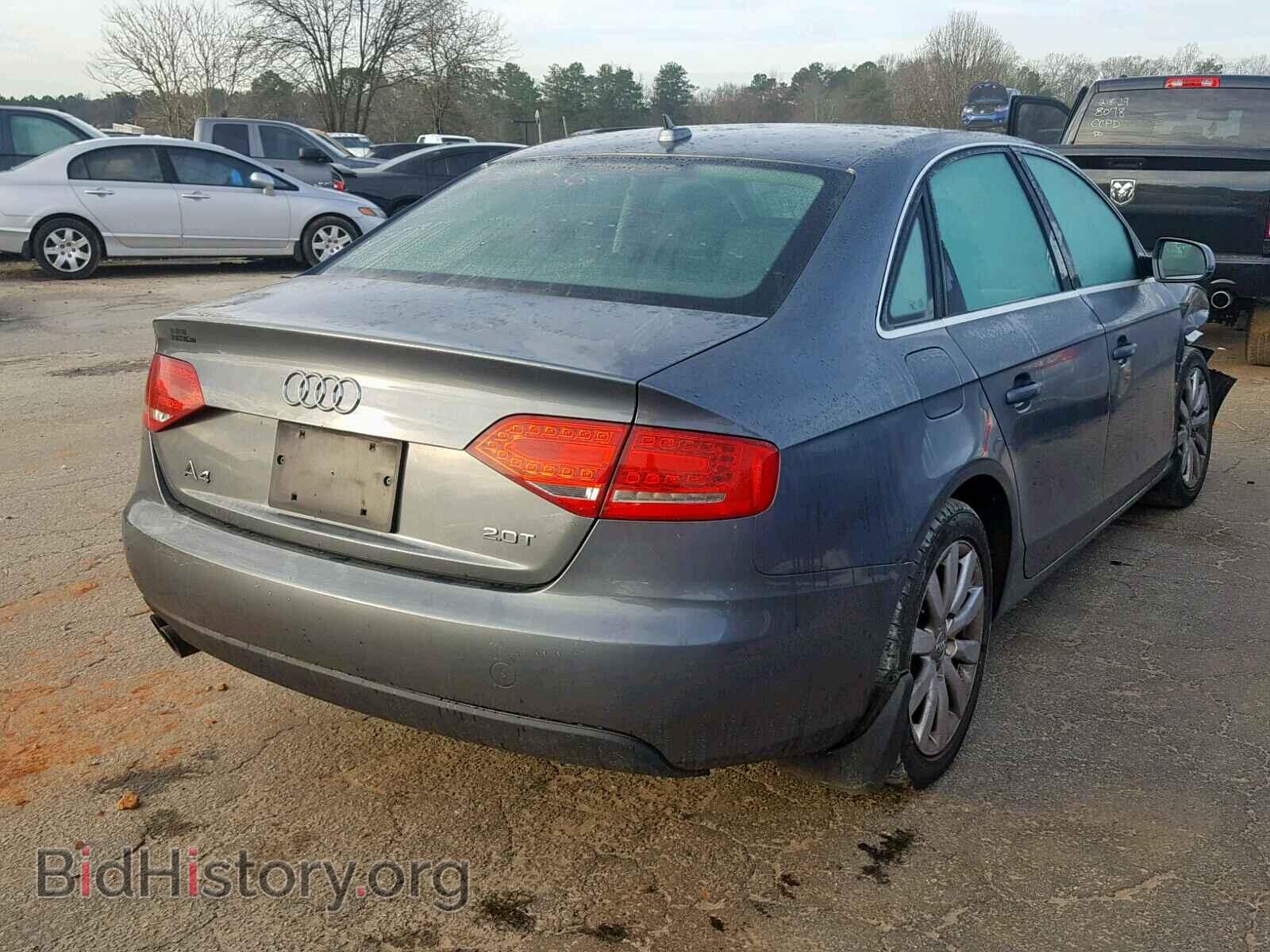 2012 AUDI A4 - VIN: WAUBFAFL3CA021936 - Photo 4