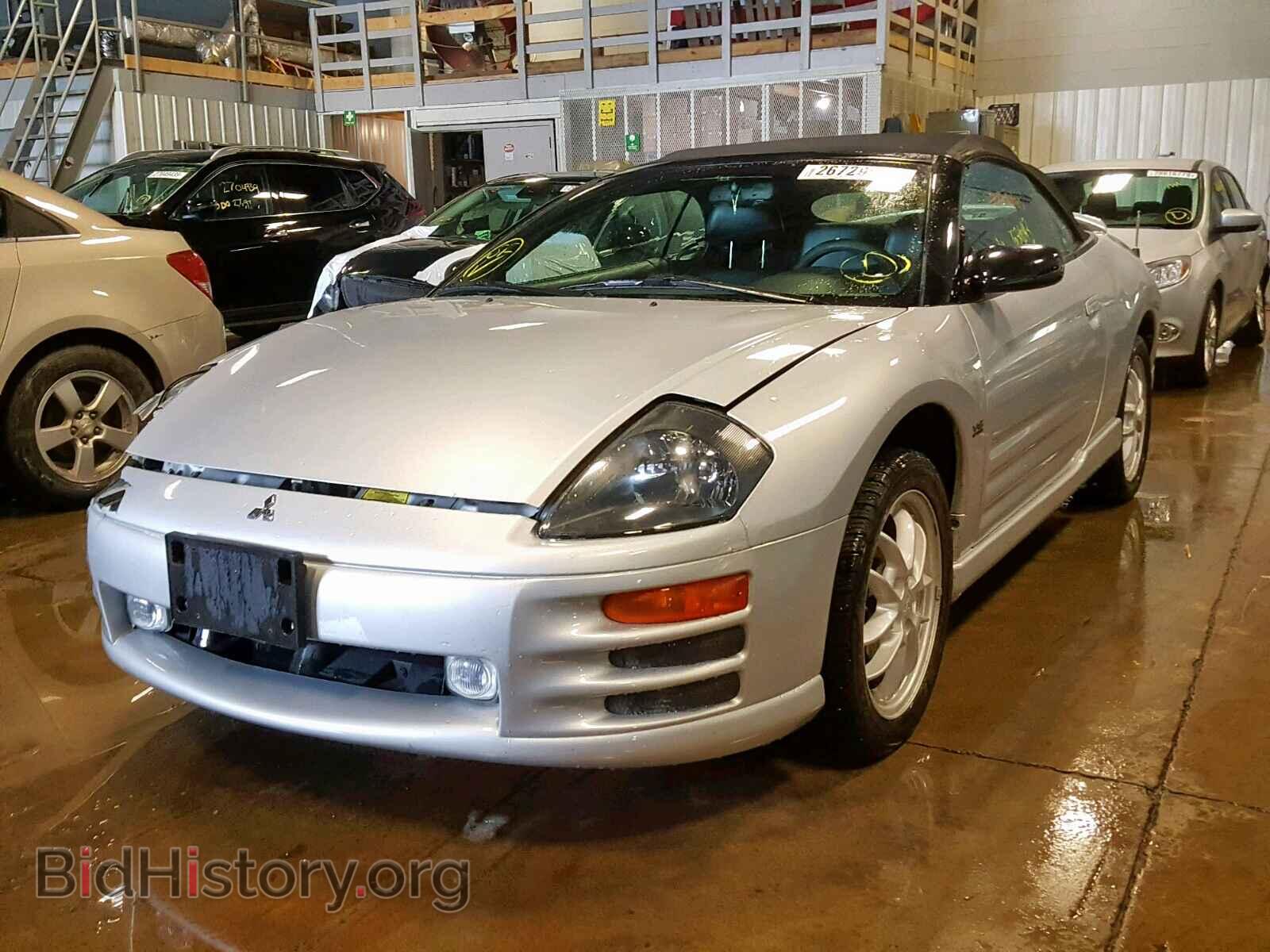 2002 MITSUBISHI ECLIPSE - VIN: 4A3AE85H22E046211 - Фото 2