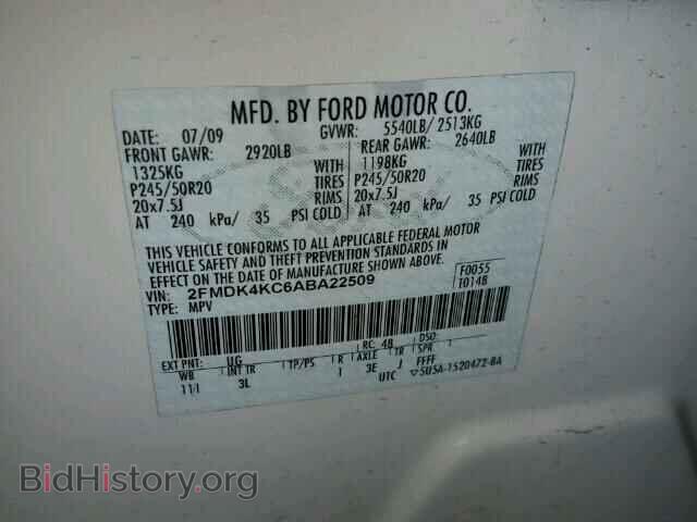 2010 FORD EDGE - VIN: 2FMDK4KC6ABA22509 - Photo 10