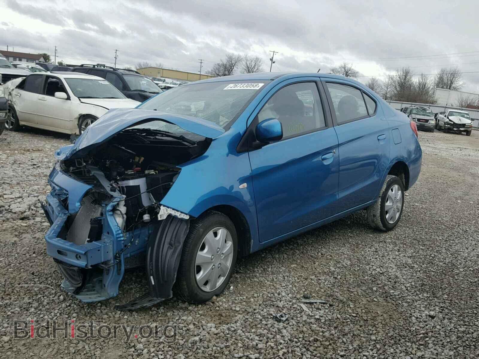 2017 MITSUBISHI MIRAGE - VIN: ML32F3FJ3HHF07650 - Фото 2