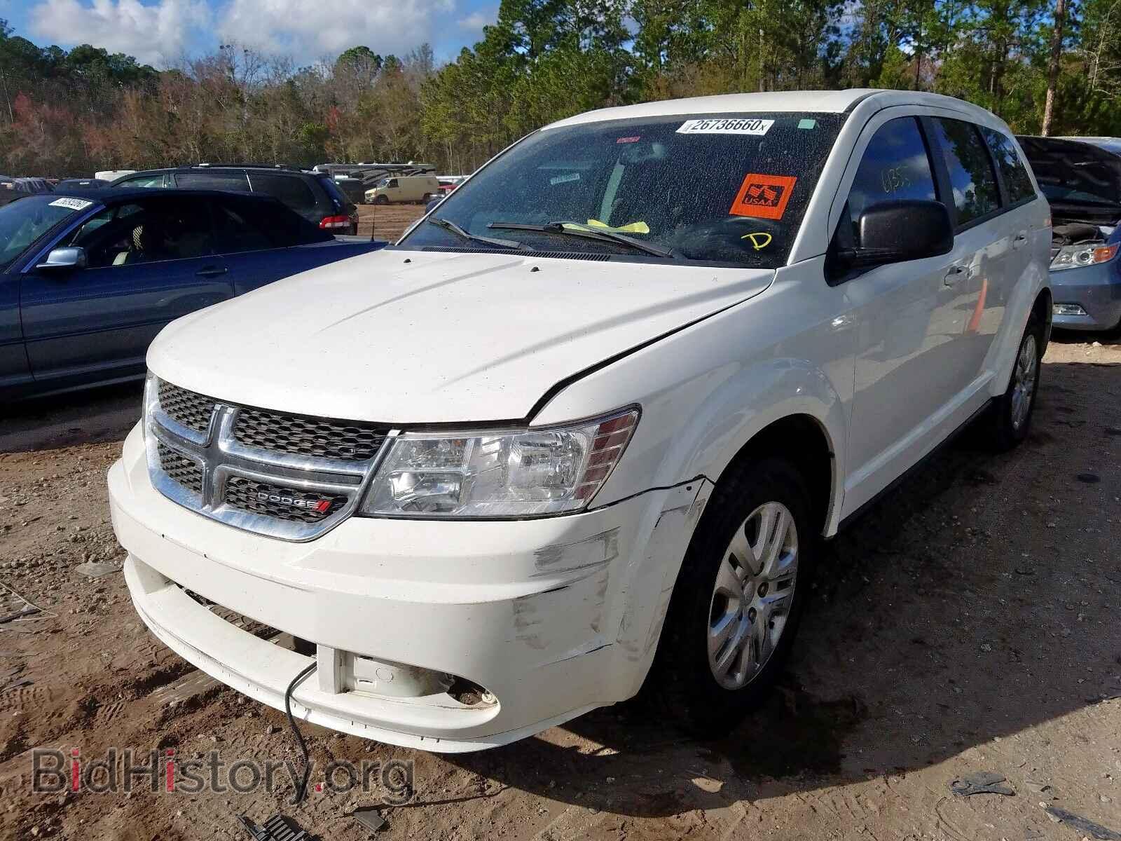 2015 DODGE JOURNEY - VIN: 3C4PDCAB4FT734995 - Фото 2