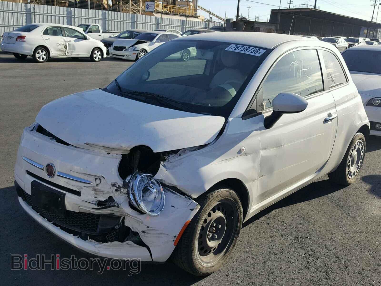 2012 FIAT 500 - VIN: 3C3CFFAR4CT382234 - Фото 2