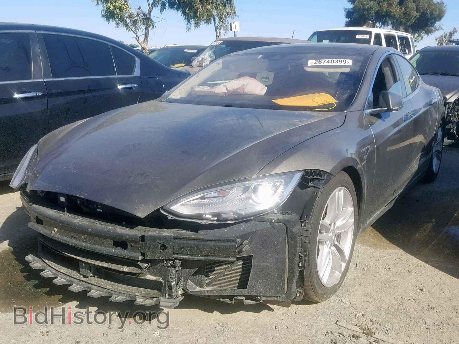 2015 TESLA MODEL S - VIN: 5YJSA1E21FF116176 - Фото 2