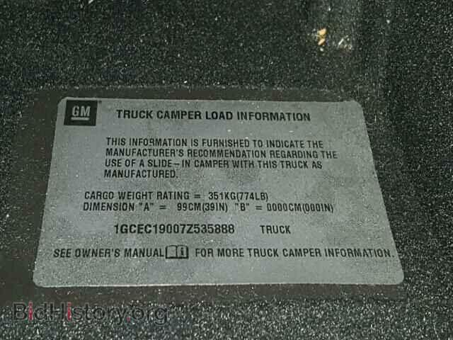 2007 CHEVROLET SILVERADO - VIN: 1GCEC19007Z535888 - Photo 10