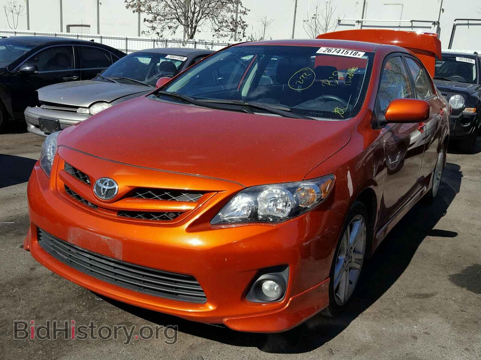 2013 TOYOTA COROLLA BA - VIN: 2T1BU4EE9DC077423 - Фото 2