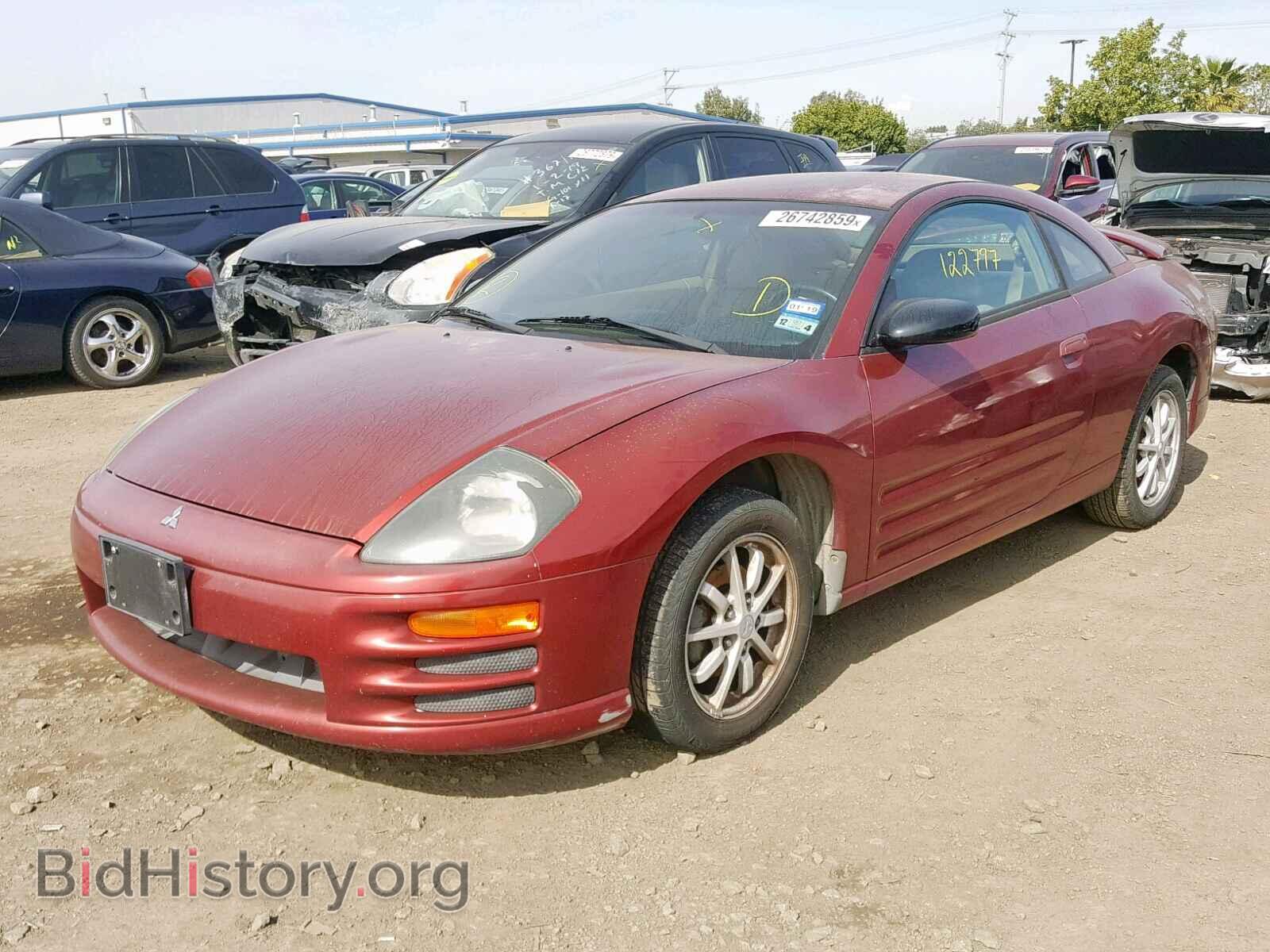 2002 MITSUBISHI ECLIPSE - VIN: 4A3AC44G72E057034 - Фото 2