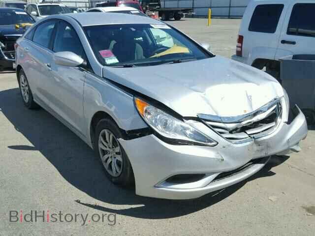 2012 Hyundai SONATA Sonata GLS (VIN 5NPEB4AC2CH411200) — фото 1 из 10, Copart, повреждение: передняя часть