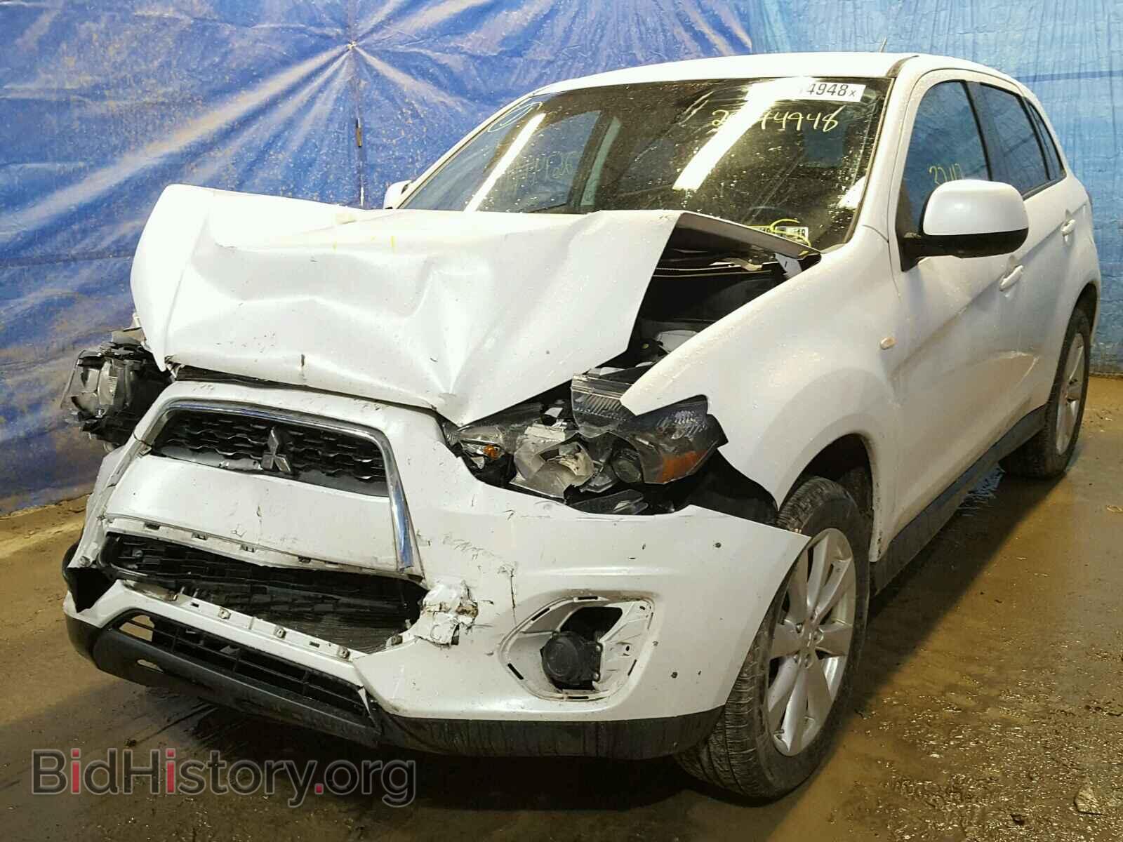 2014 MITSUBISHI OUTLANDER - VIN: 4A4AR3AU8EE030704 - Фото 2