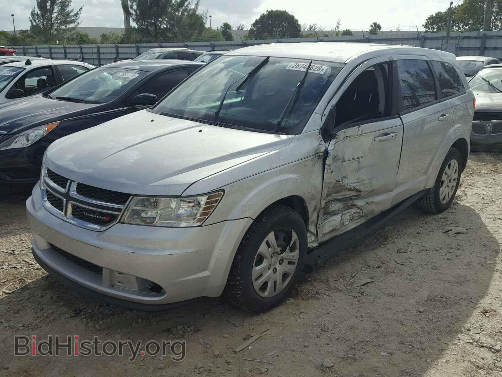 2014 DODGE JOURNEY - VIN: 3C4PDCAB1ET235814 - Фото 2