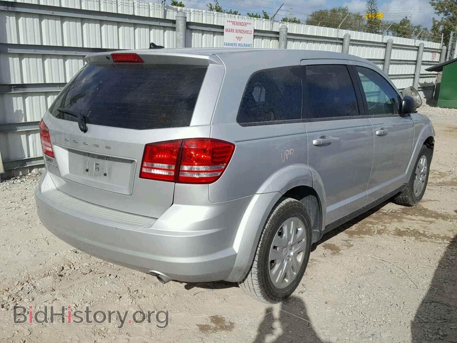 2014 DODGE JOURNEY - VIN: 3C4PDCAB1ET235814 - Фото 4