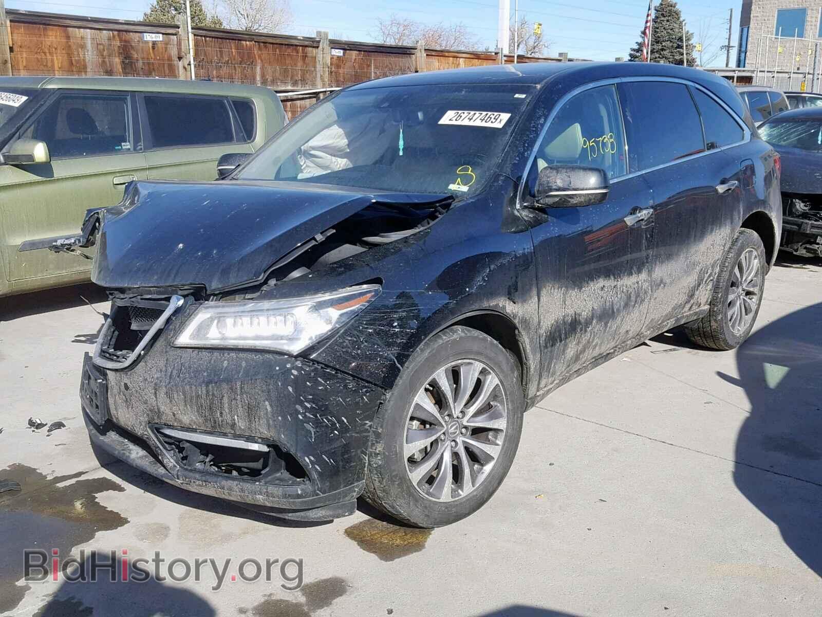 2015 ACURA MDX - VIN: 5FRYD3H44FB003699 - Фото 2