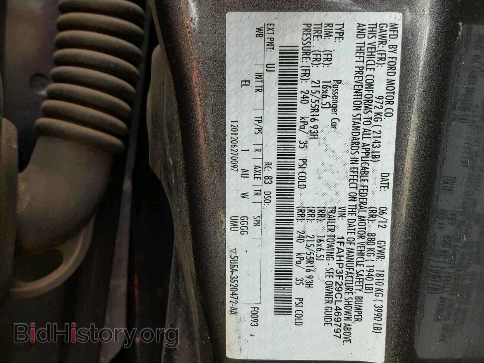 2012 FORD FOCUS - VIN: 1FAHP3F29CL469797 - Photo 10