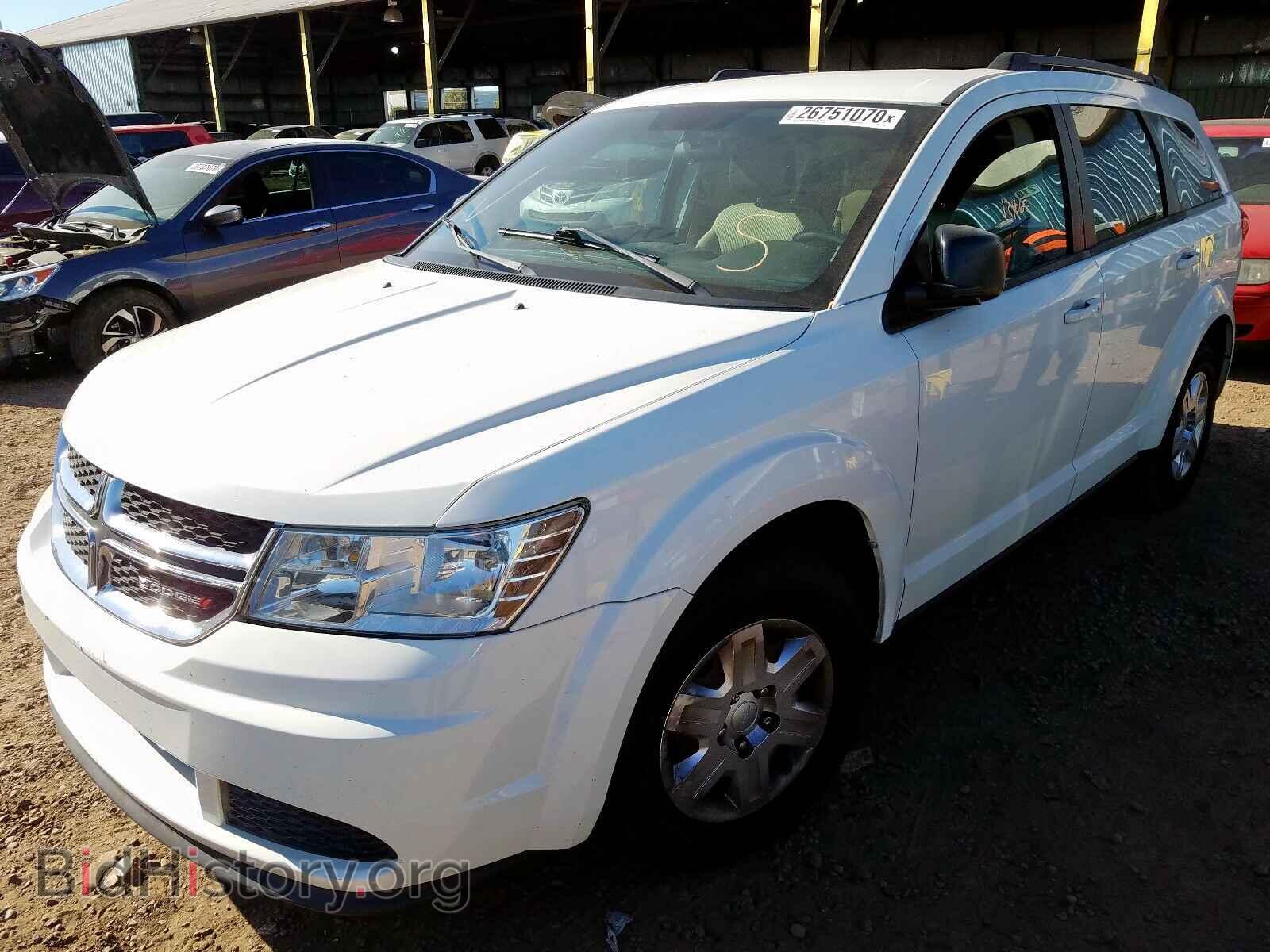 2012 DODGE JOURNEY SE - VIN: 3C4PDCAB3CT319856 - Фото 2