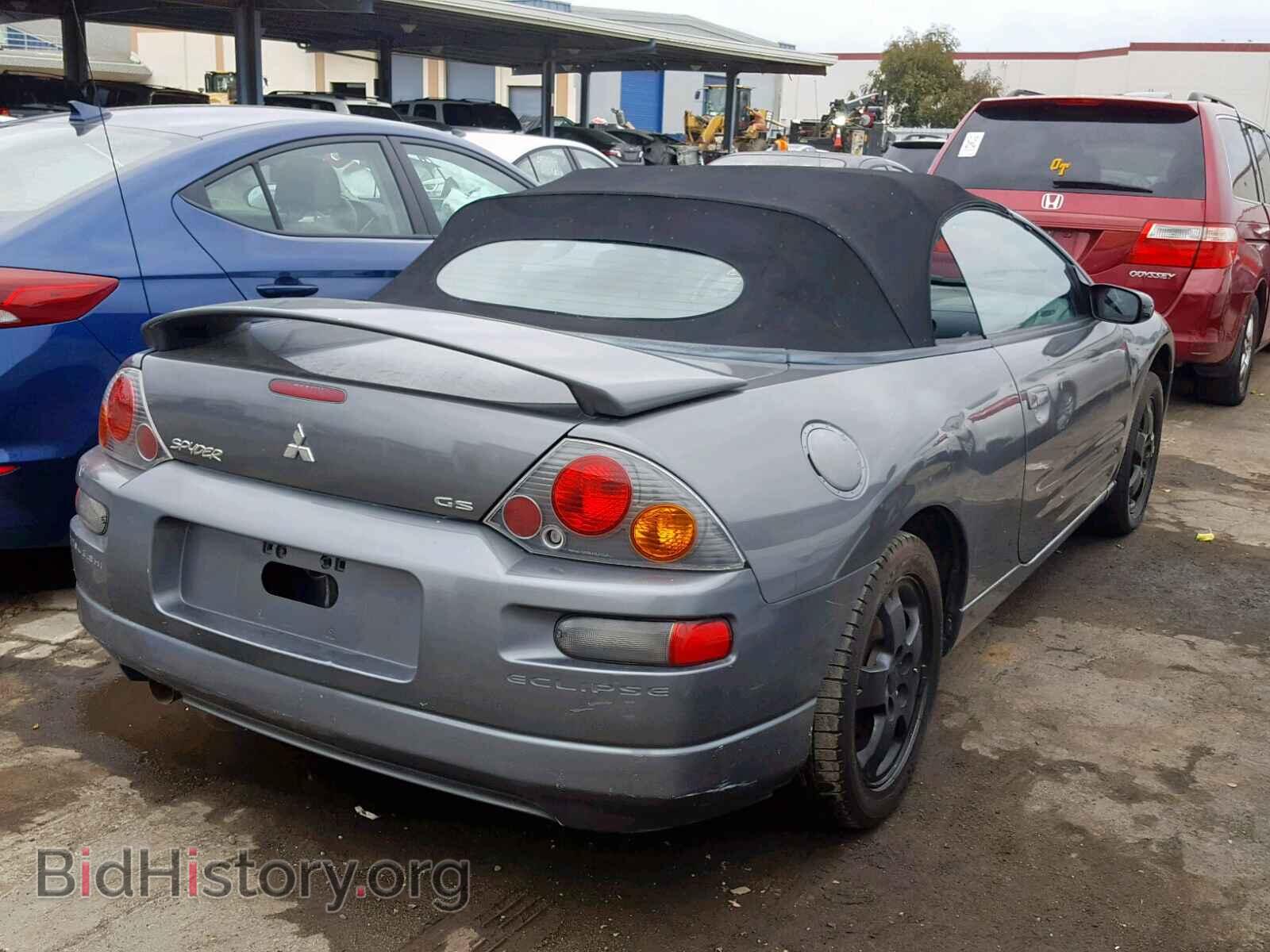 2003 MITSUBISHI ECLIPSE - VIN: 4A3AE45G13E062417 - Фото 4